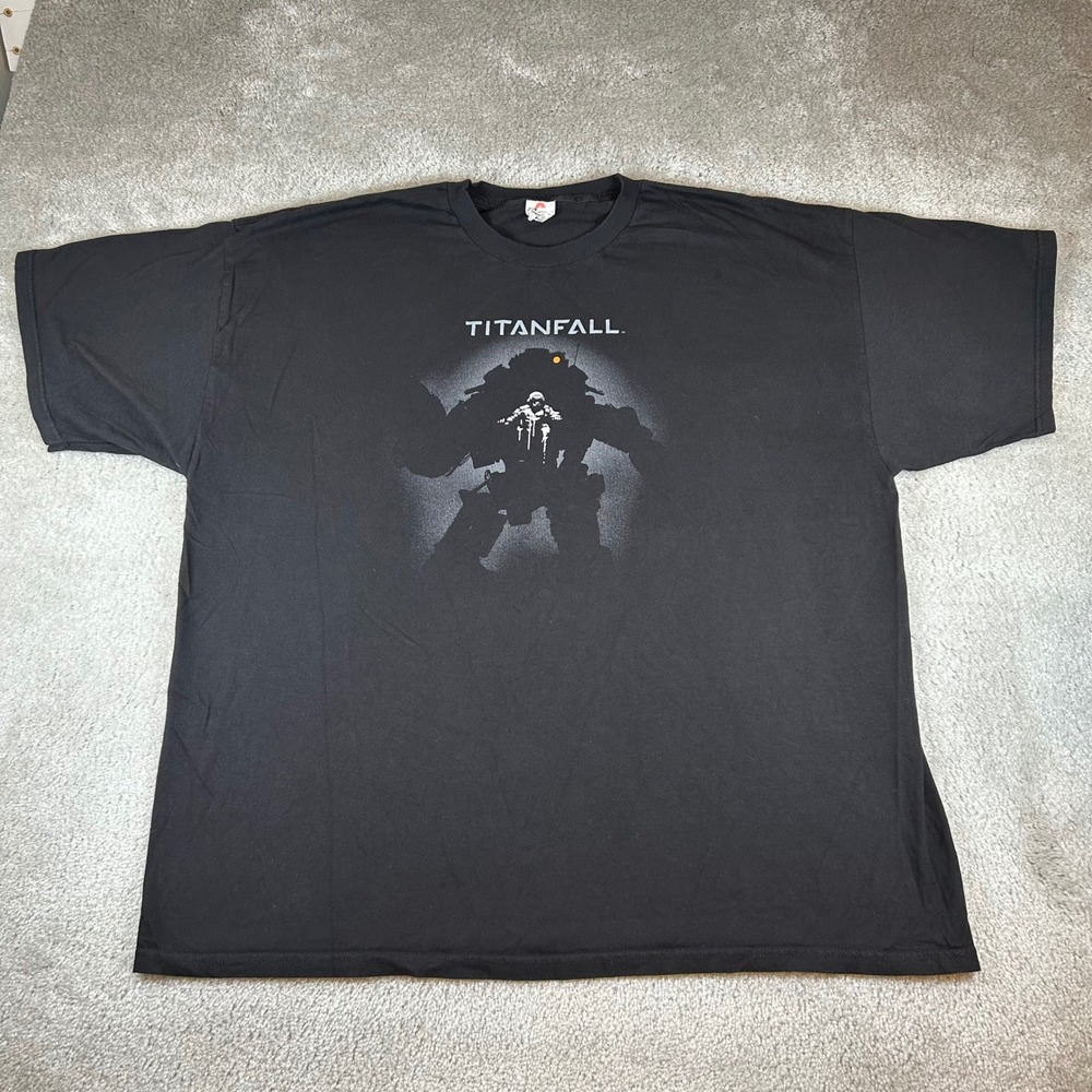 Alstyle Titanfall Graphic T-Shirt Mens 2XL Black Short Sleeve Gaming Promo Tee